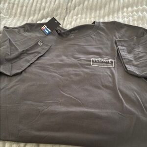 Pelagic Gray Short Sleeve Tee Casual Comfort